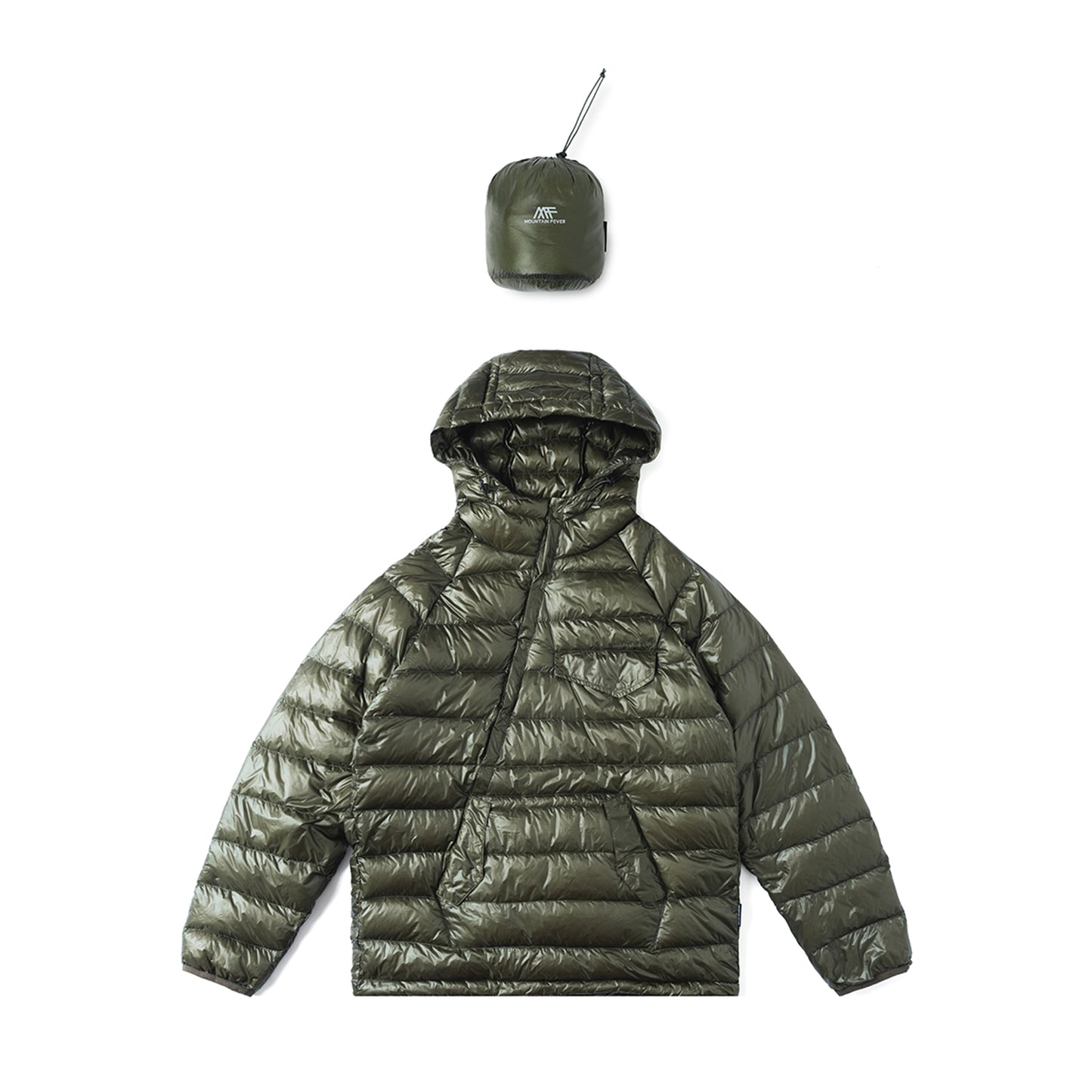 Quilted Hooded Down Jacket