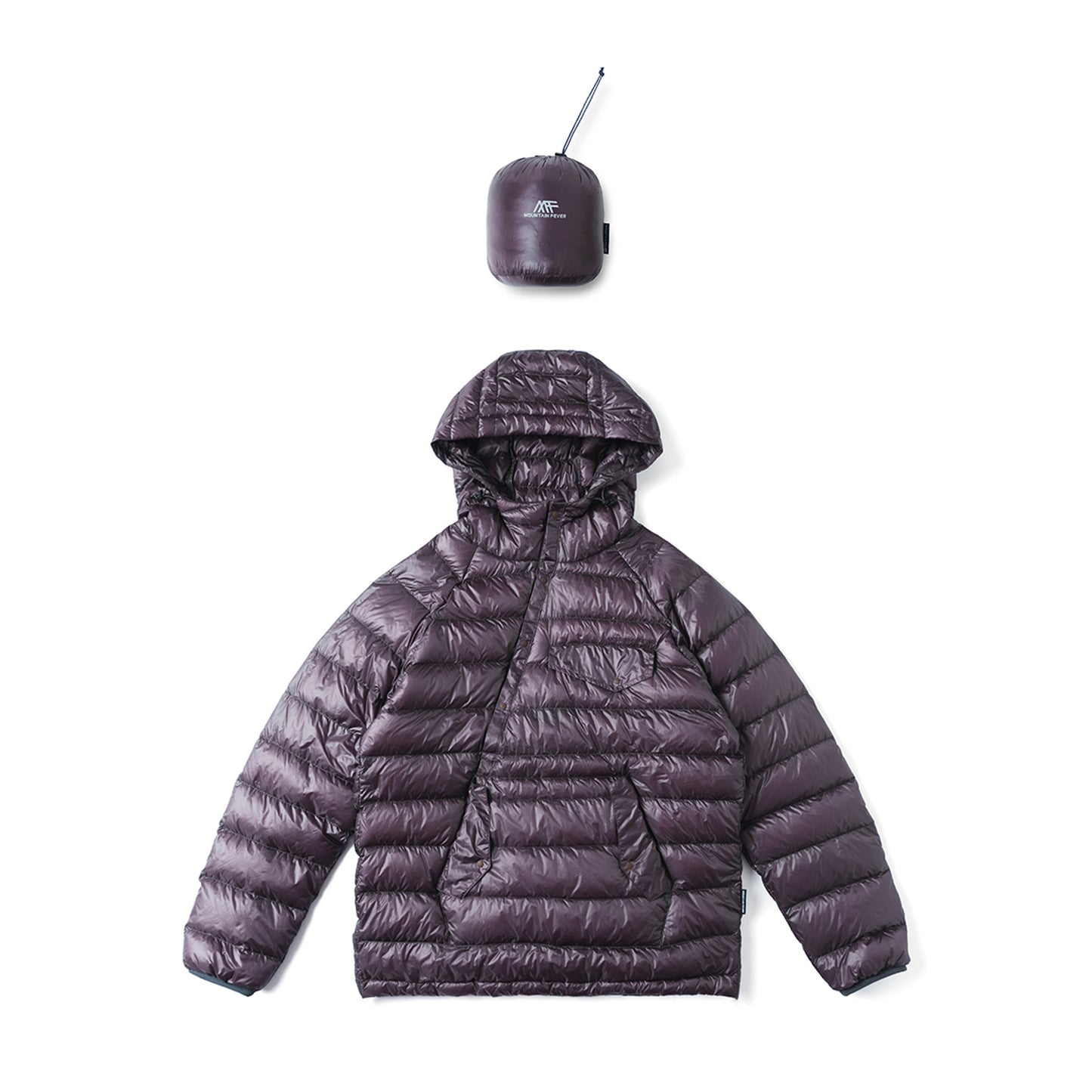 Quilted Hooded Down Jacket