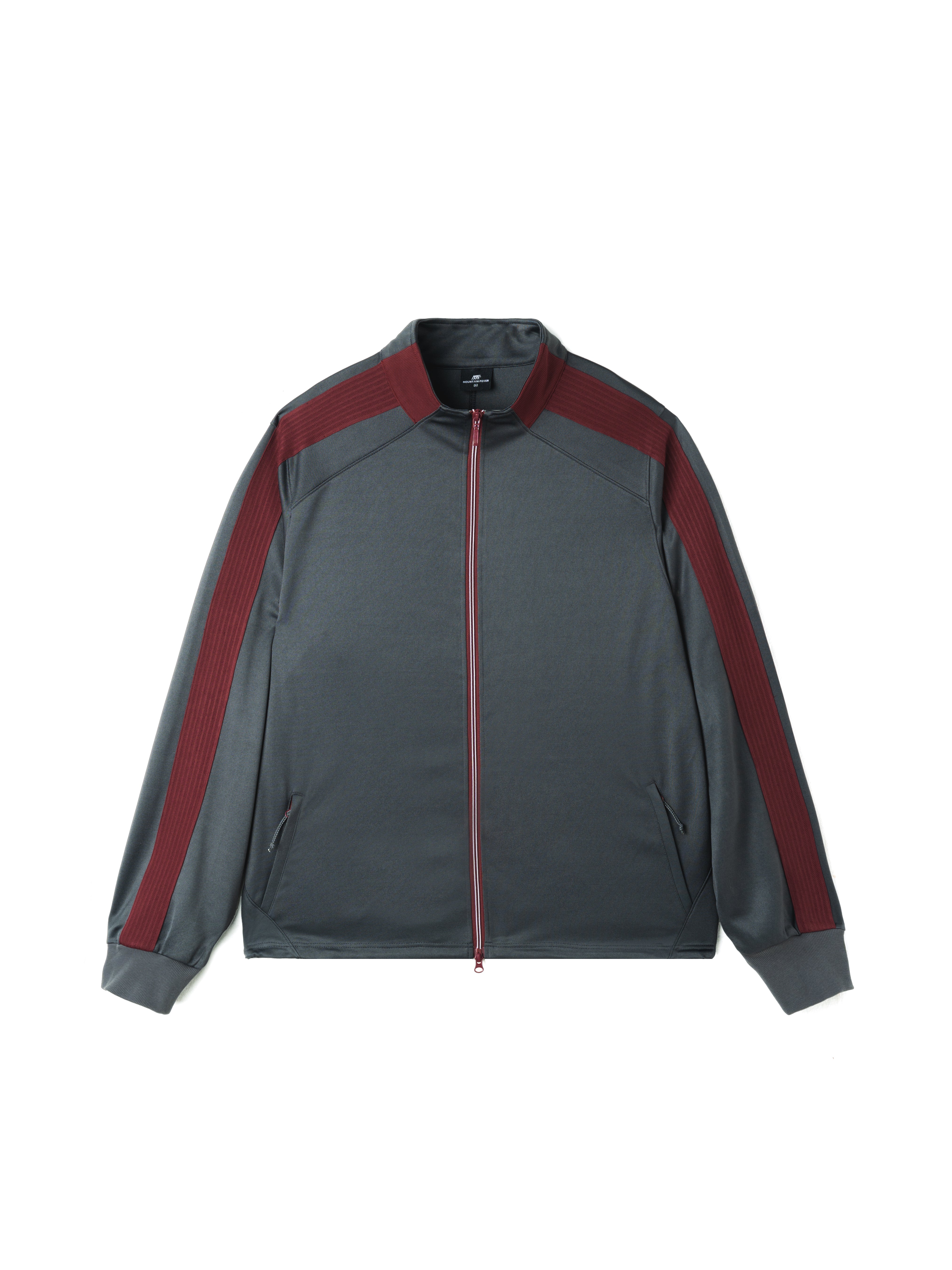 Color-block Stand Collar Sports Jacket