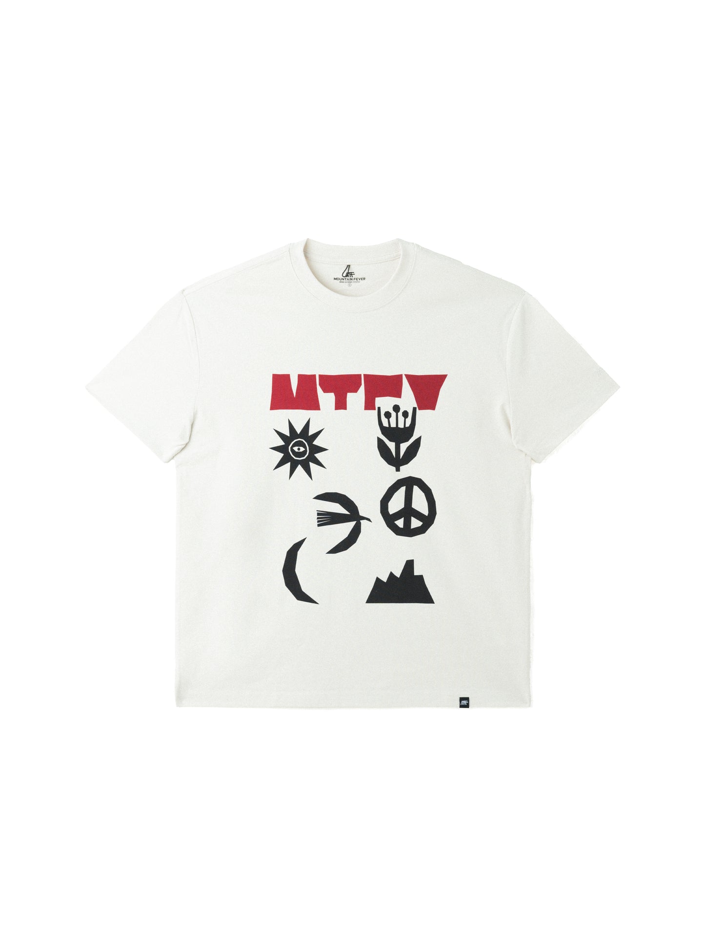 Natural Elements Print Cool-Touch Short Sleeve T-shirt