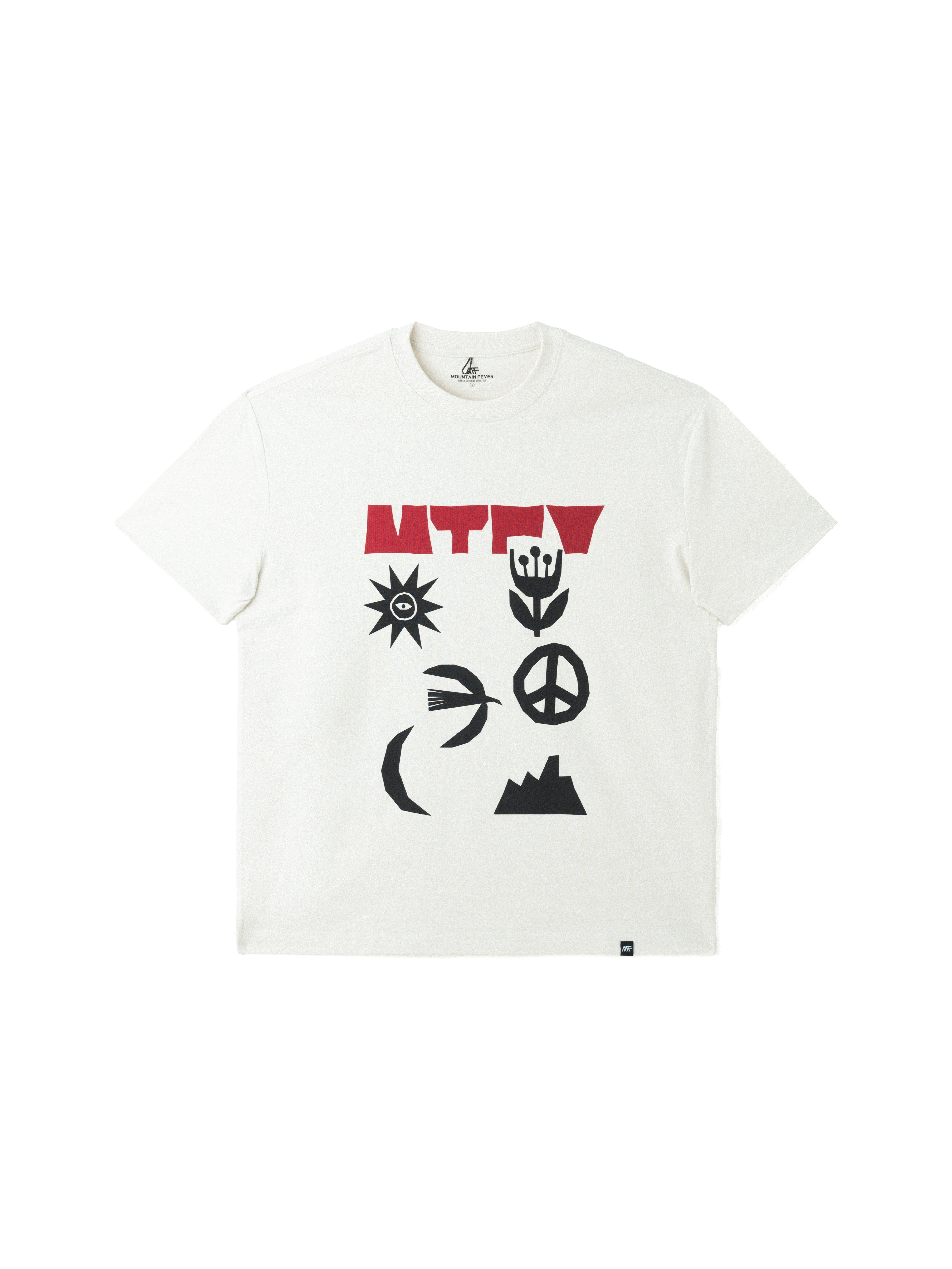 Natural Elements Print Cool-Touch Short Sleeve T-shirt
