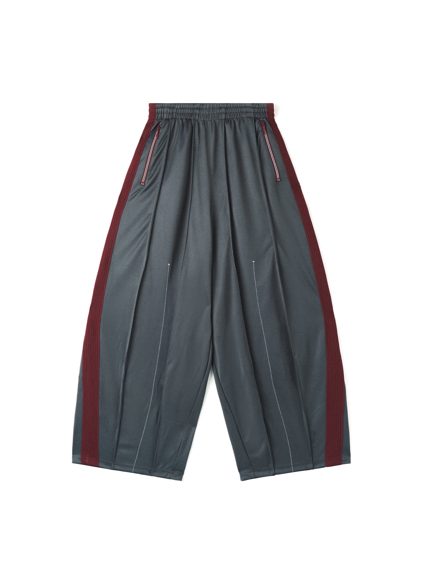 Color-blocked Loose-fit Sports Pants