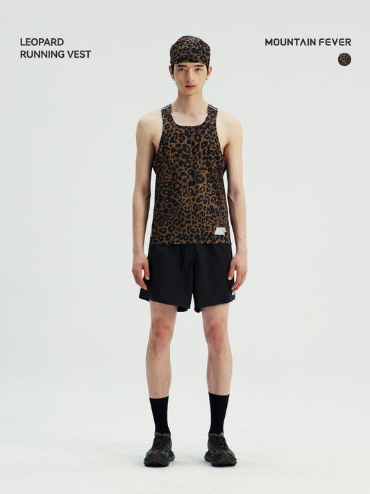 Leopard Print Running Tank Top