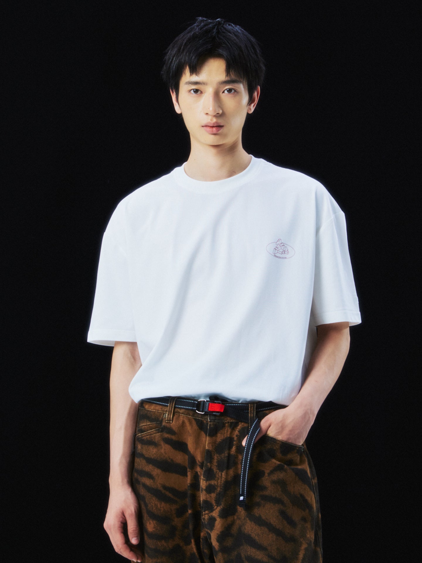 Mosaic Mountain Island Logo Cool-Tech Short Sleeve Tee