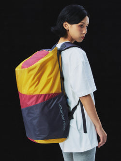 Two-tone Convertible Backpack / Handheld Travel Bag