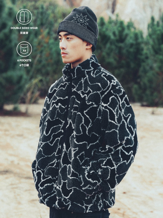 Reversible Faux Shearling Jacket