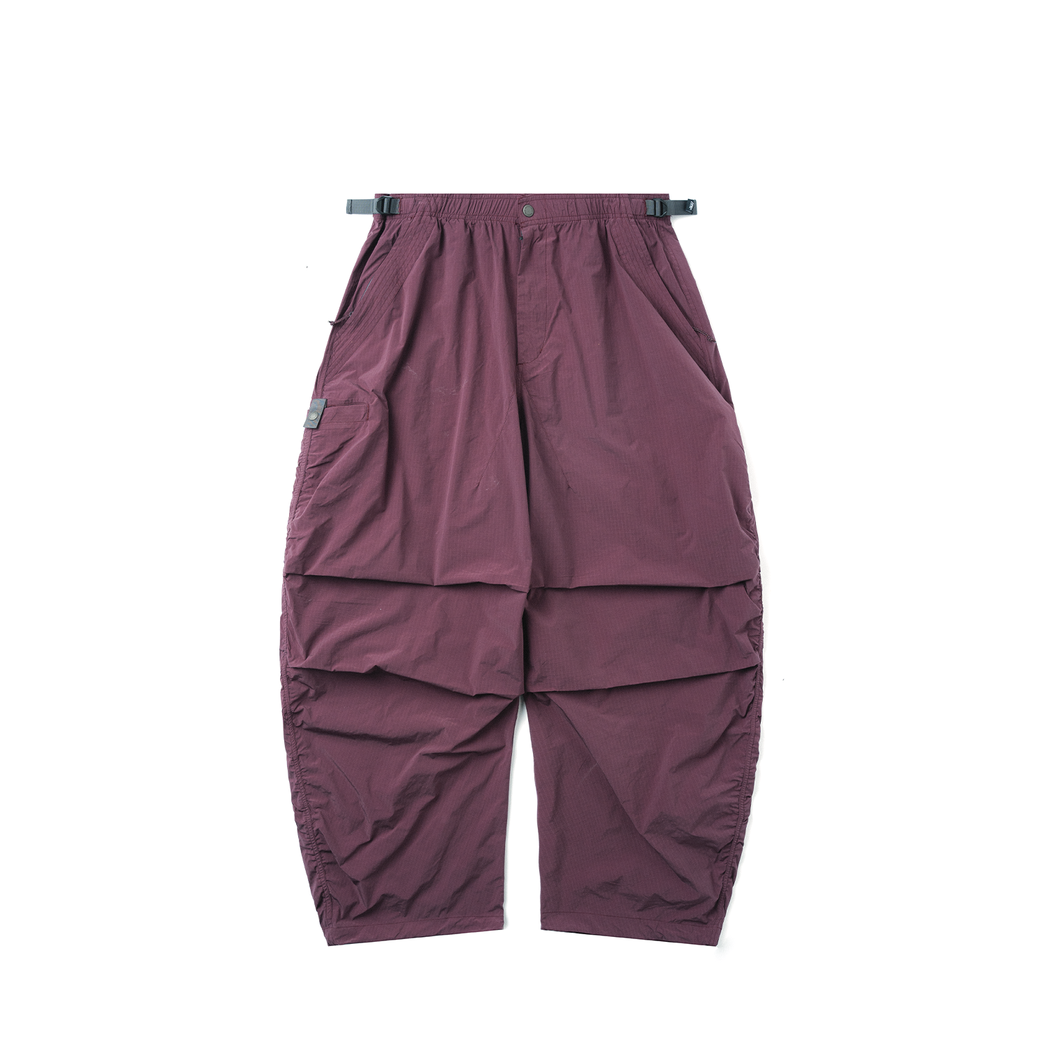 Belted Scimitar Silhouette Paratrooper Pants