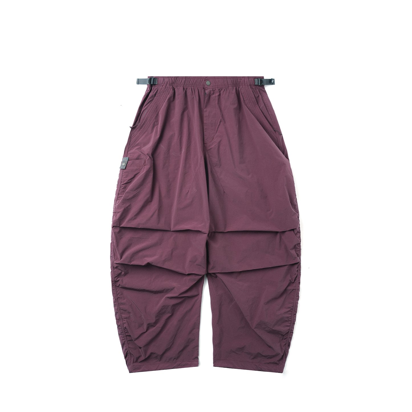 Belted Scimitar Silhouette Paratrooper Pants