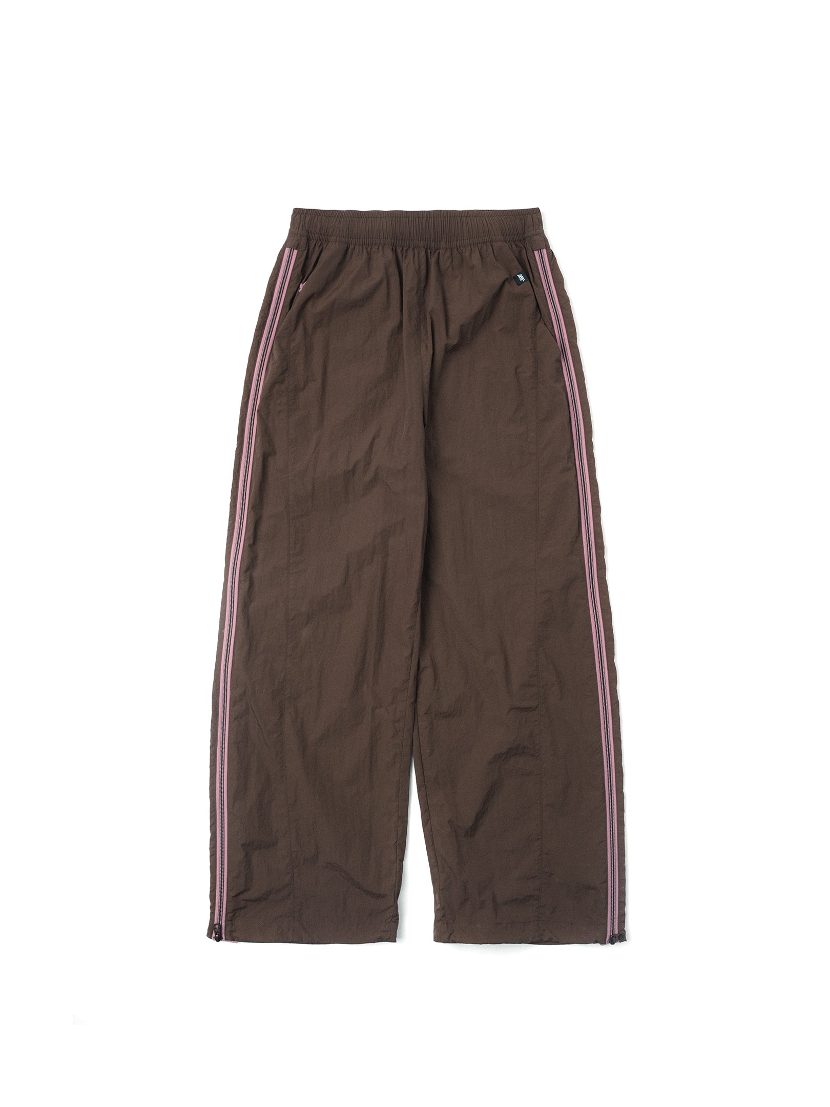 Color-blocked Zip Slit Pants