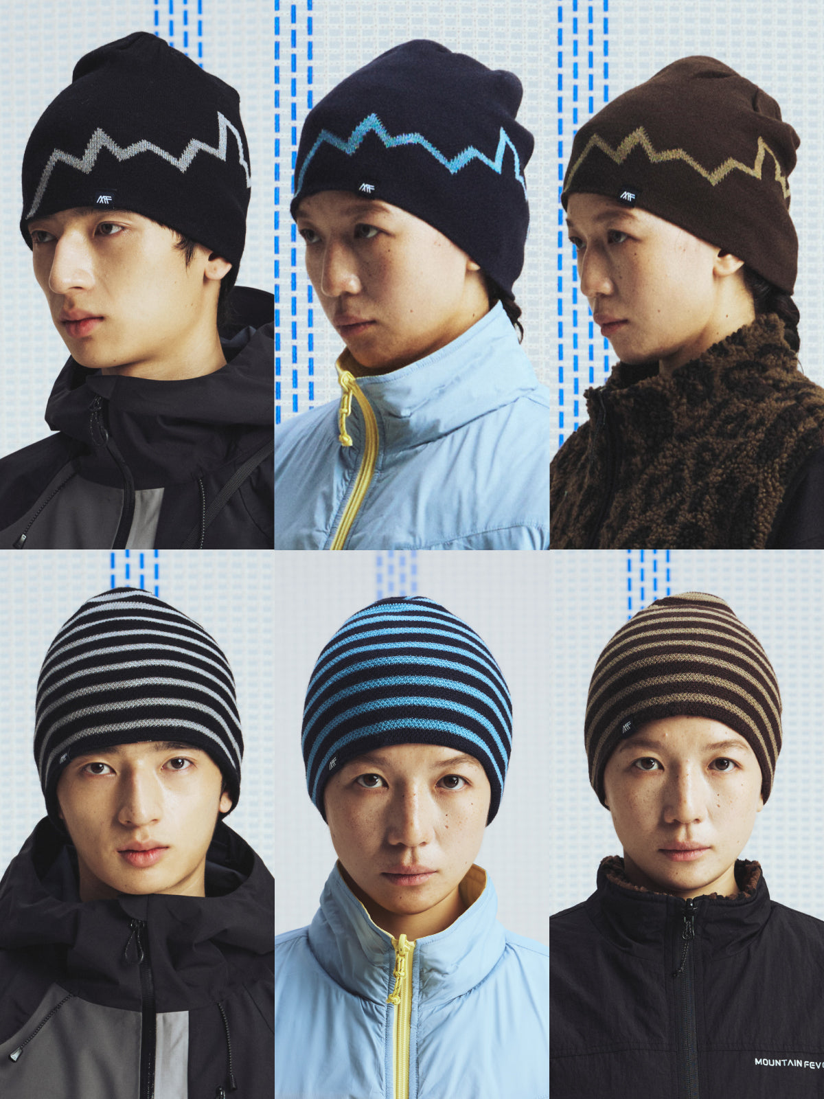 Mountain Stripe Beanie