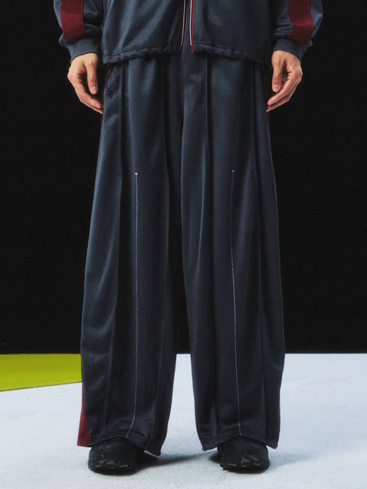 Color-blocked Loose-fit Sports Pants