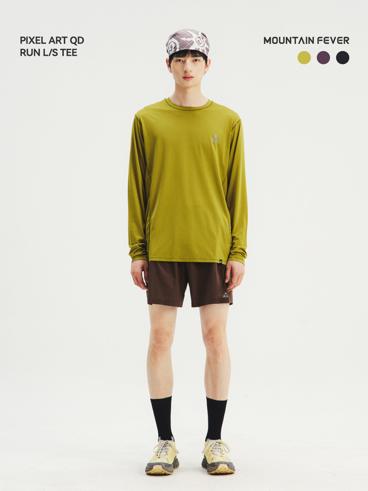 Pixel Theme Quick Dry Running Tee