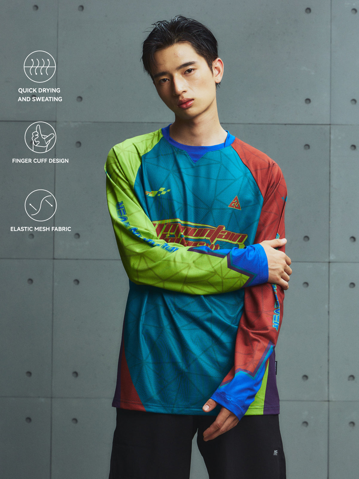 Yamagata Color-Block Quick-Dry Sportswear