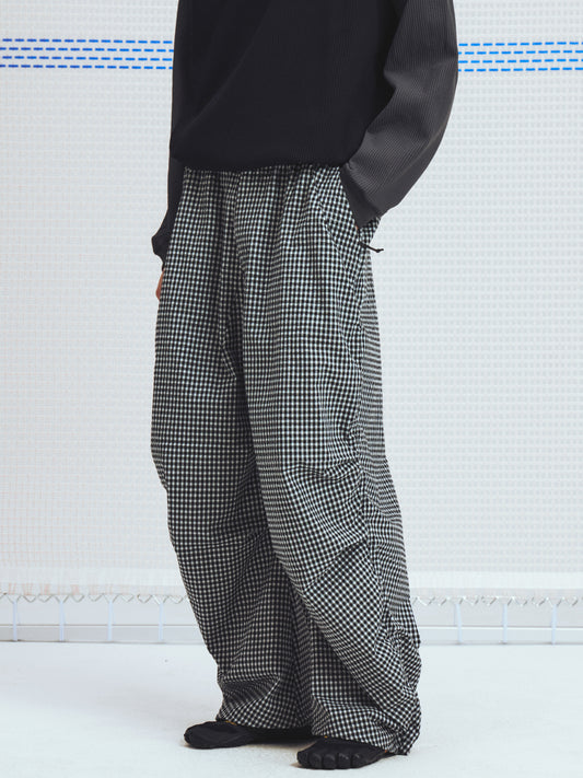 Plaid Parachute Pants
