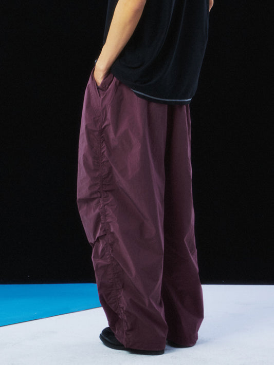 Belted Scimitar Silhouette Paratrooper Pants