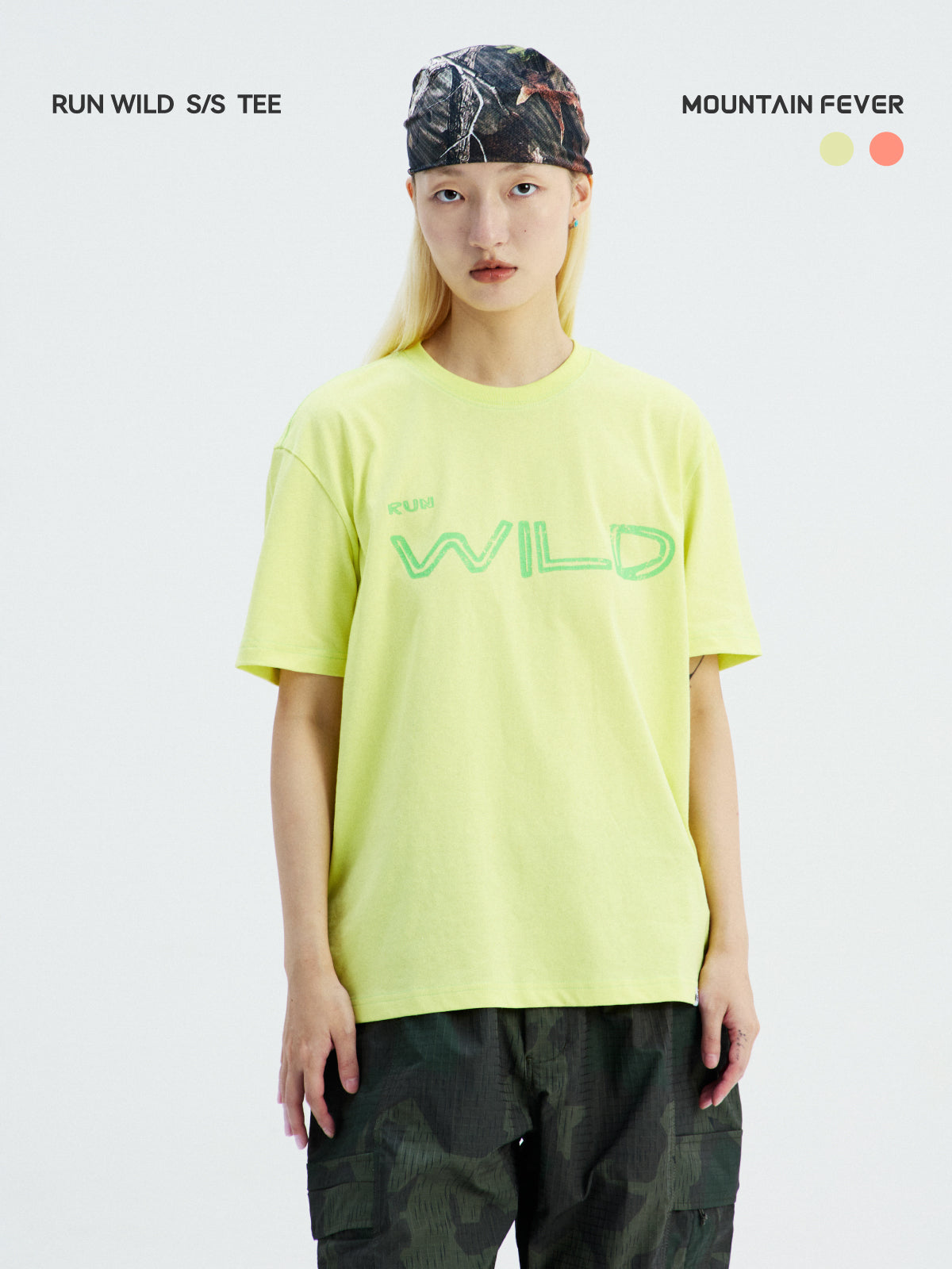 RUN-WILD Contrast Stitch Tee
