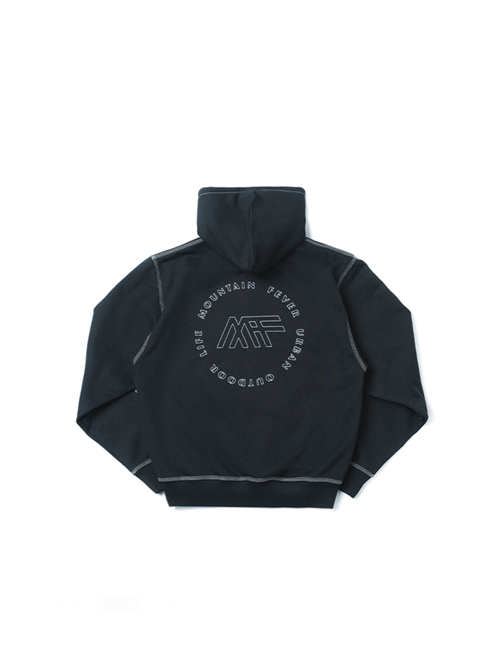 Embroidered Logo Heavyweight Fleece Hoodie Sweatshirt