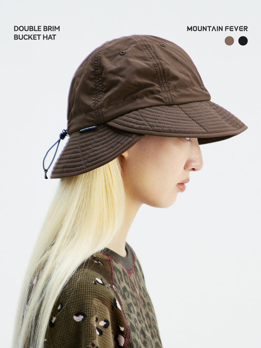 Double Brim Bucket Hat
