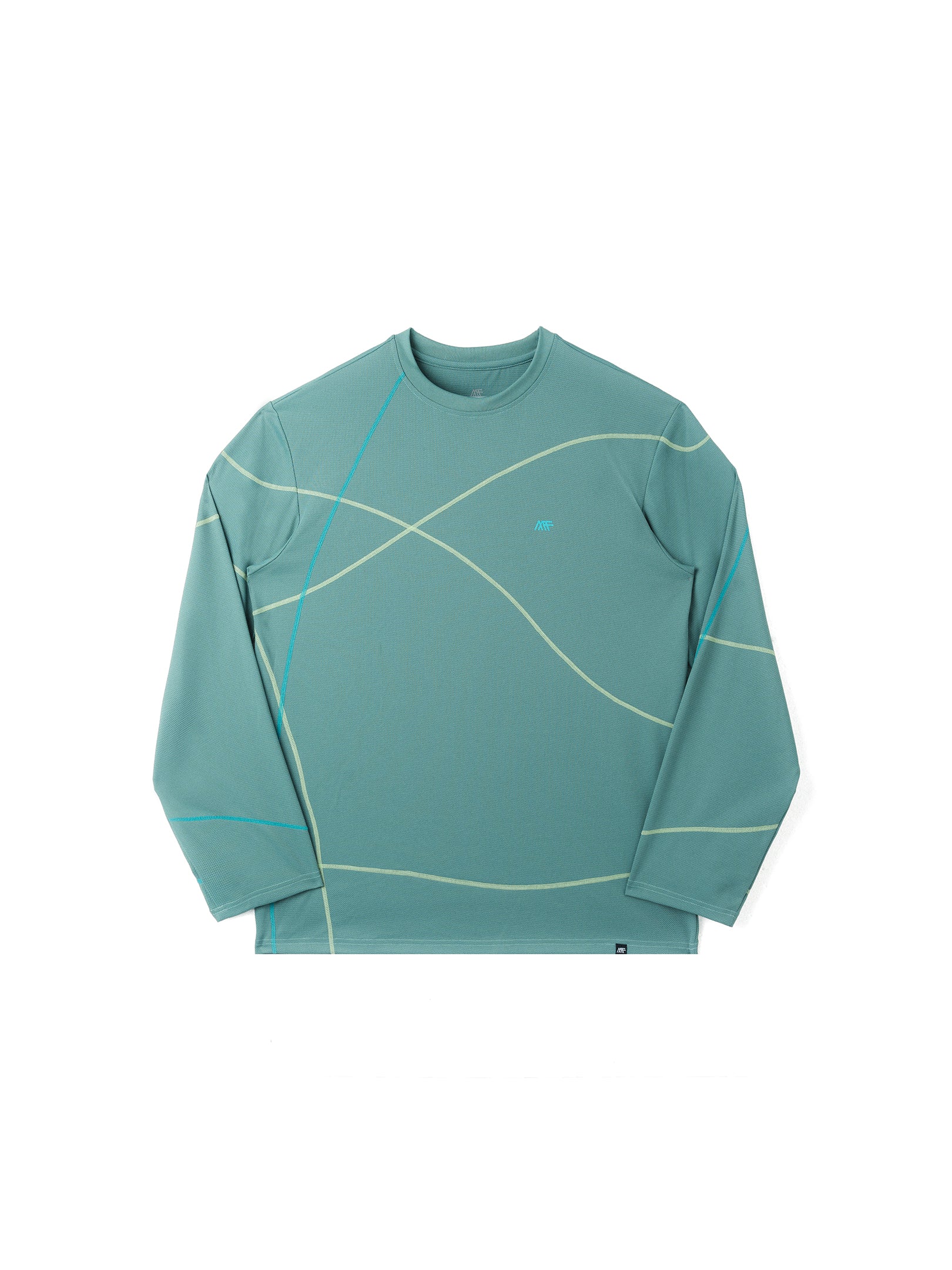 Vine Contrast Stitch Quick-Dry Long Sleeve Tee
