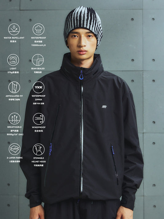 2L Stand Collar Windbreaker