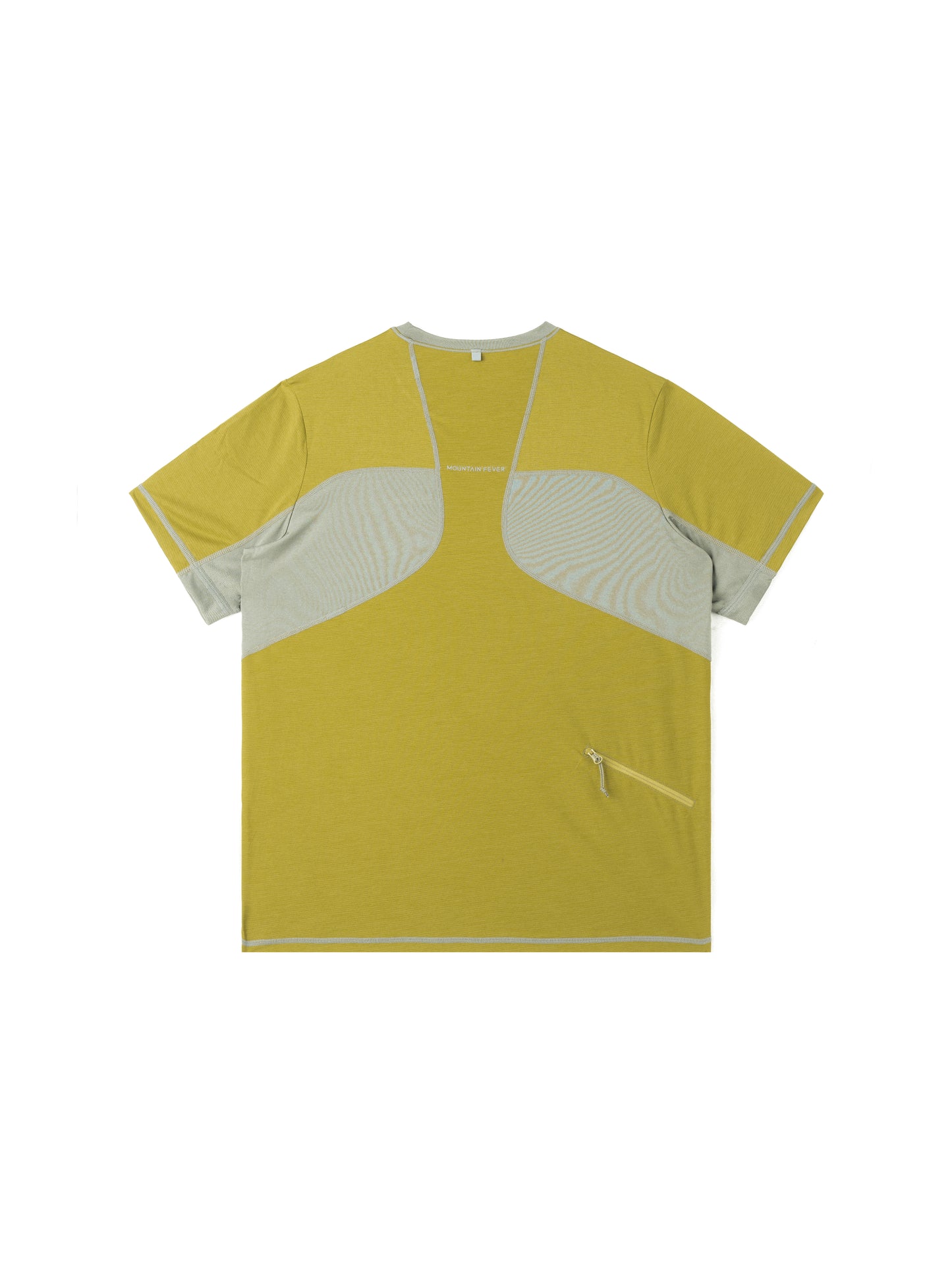 Seamless Color-Blocked Quick-Dry Short Sleeve