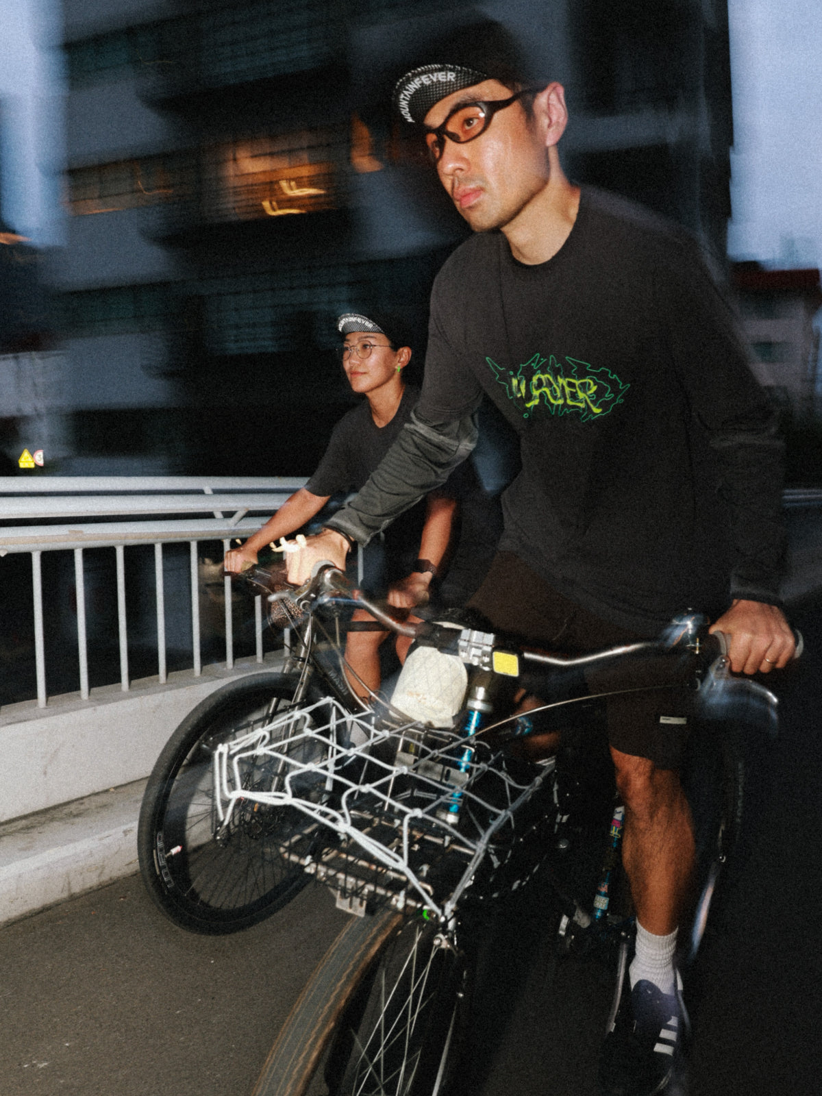 MOUNTAINFEVER X PLAYER Flame Print Washed Cool Touch Short Sleeve Tee