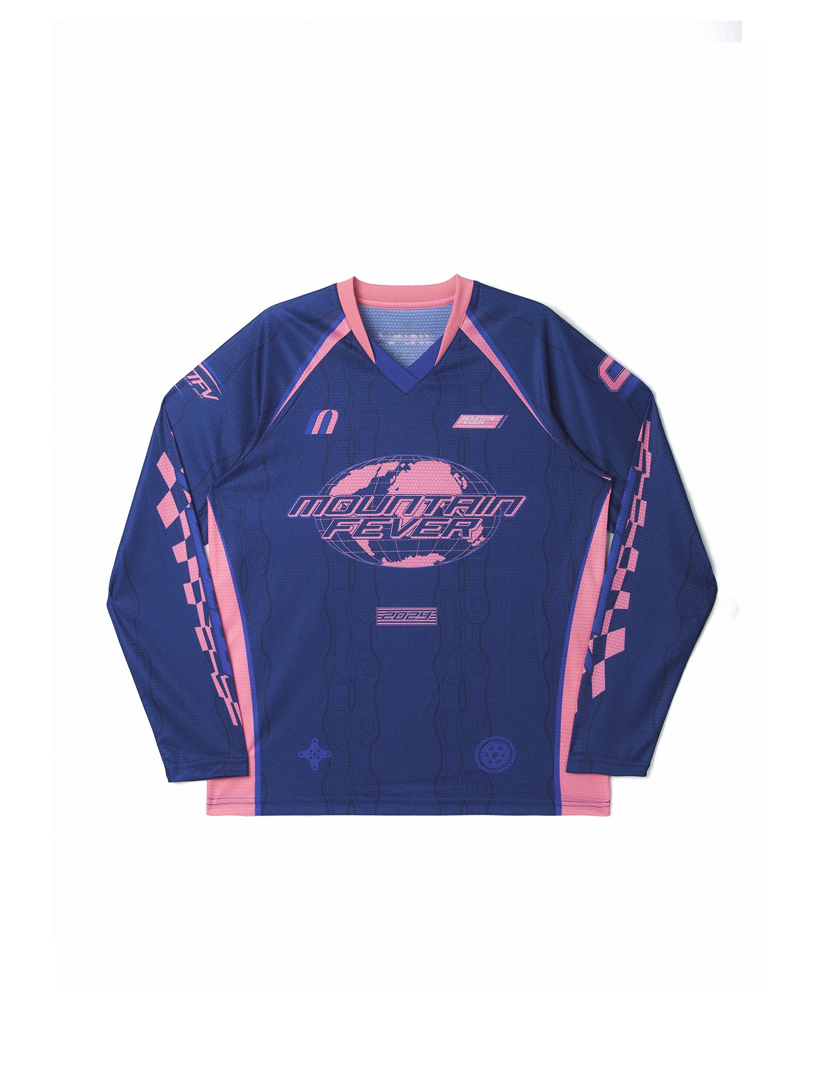 Chain Pattern Quick-Dry Cycling Jersey