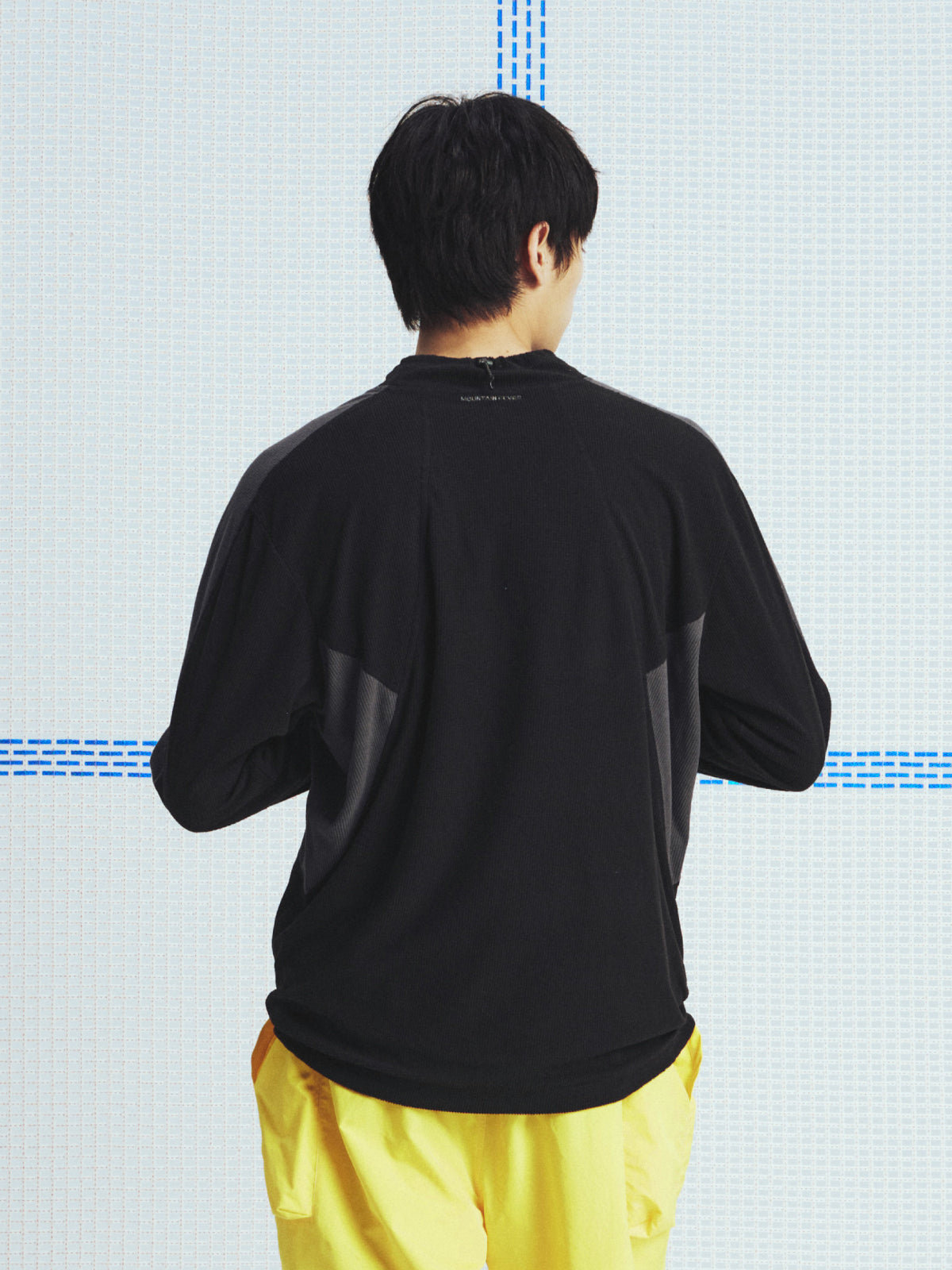 Corn Grid Fleece Sweater