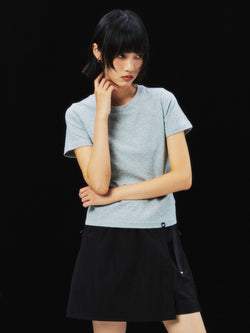 Women's solid color TEE