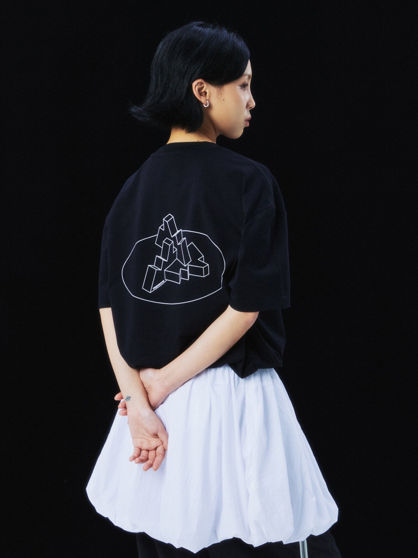 Mosaic Mountain Island Logo Cool-Tech Short Sleeve Tee