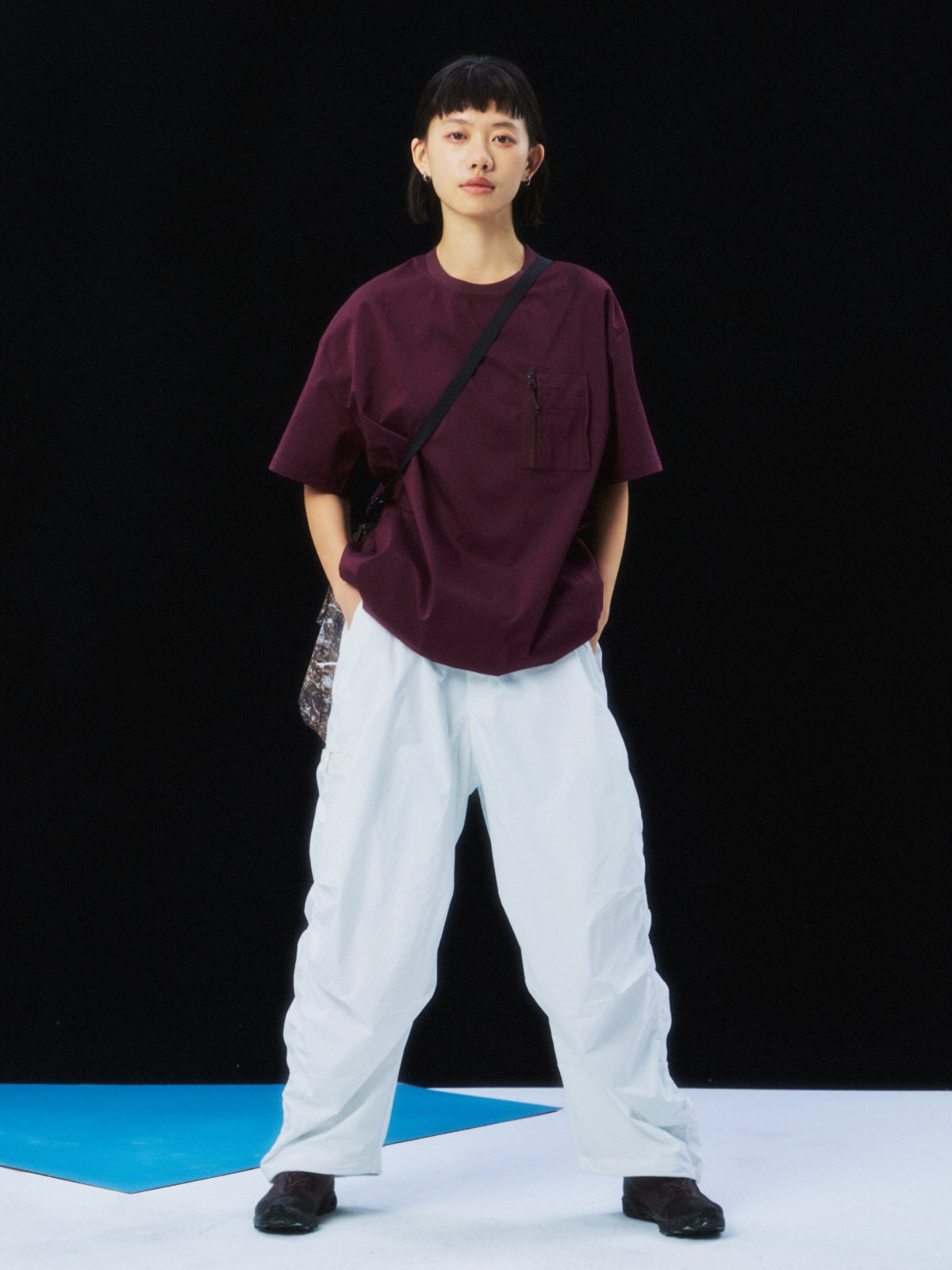 Belted Scimitar Silhouette Paratrooper Pants