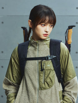 Lightweight Primaloft® fleece stand-collar jacket
