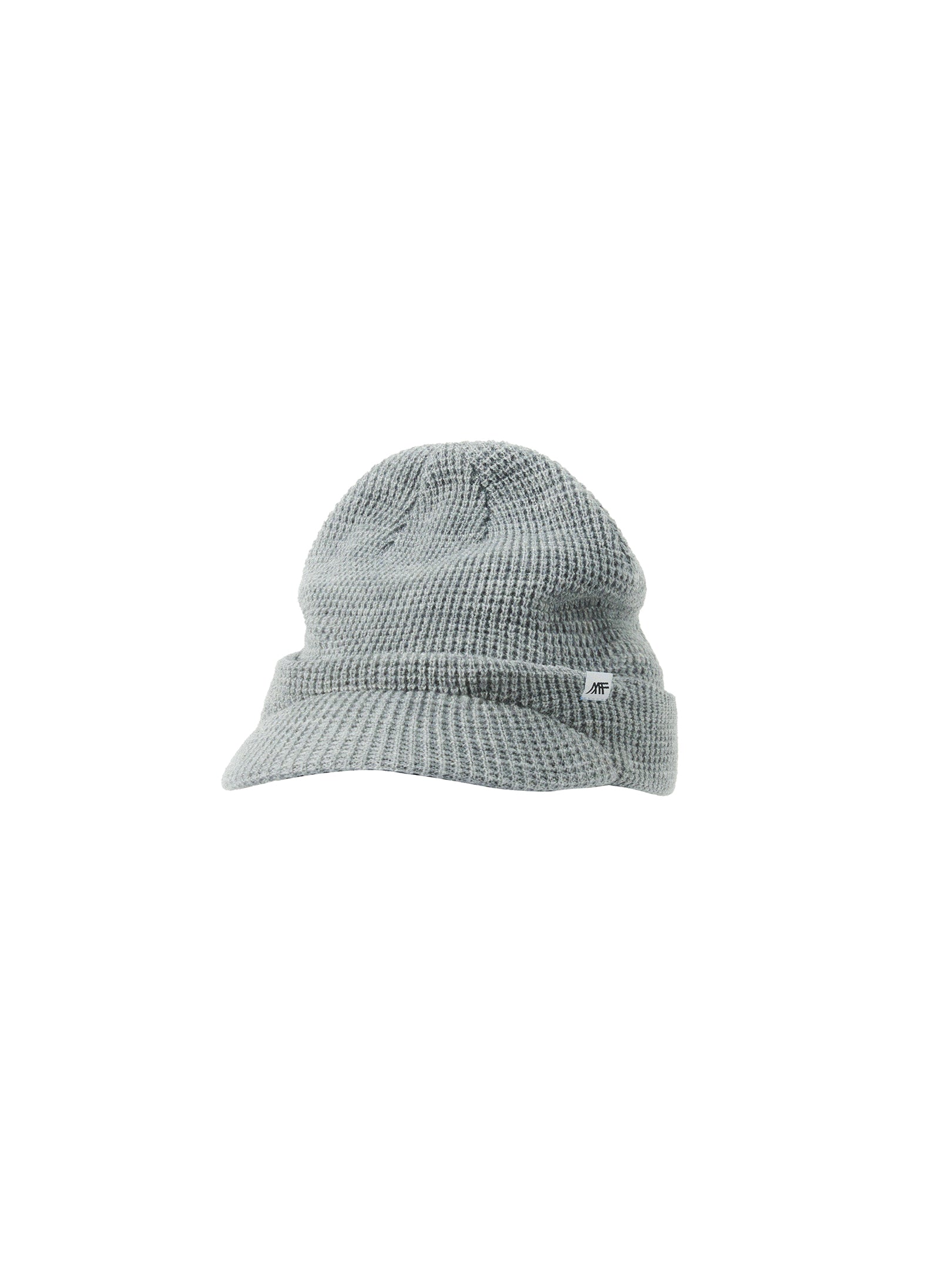 Brimmed Wool Knit Beanie
