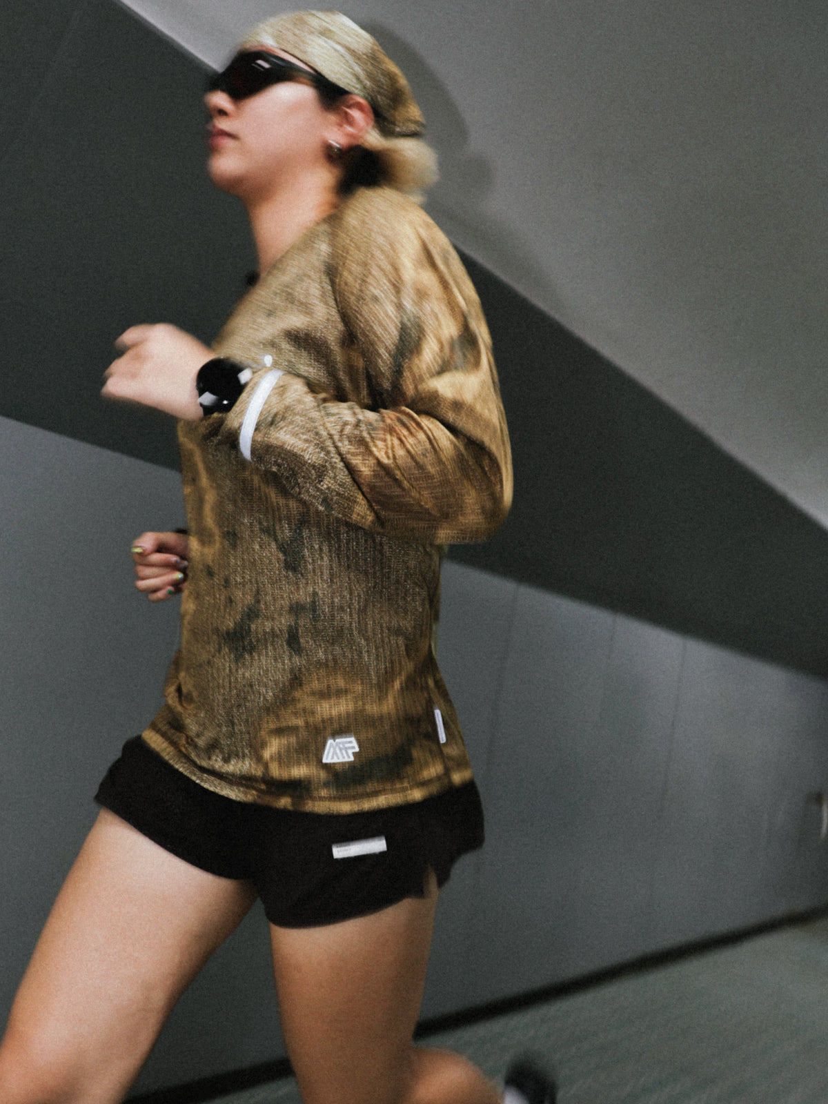 MOUNTAINFEVER X PLAYER Stretch Allover Print Quick Dry Athletic Shirt
