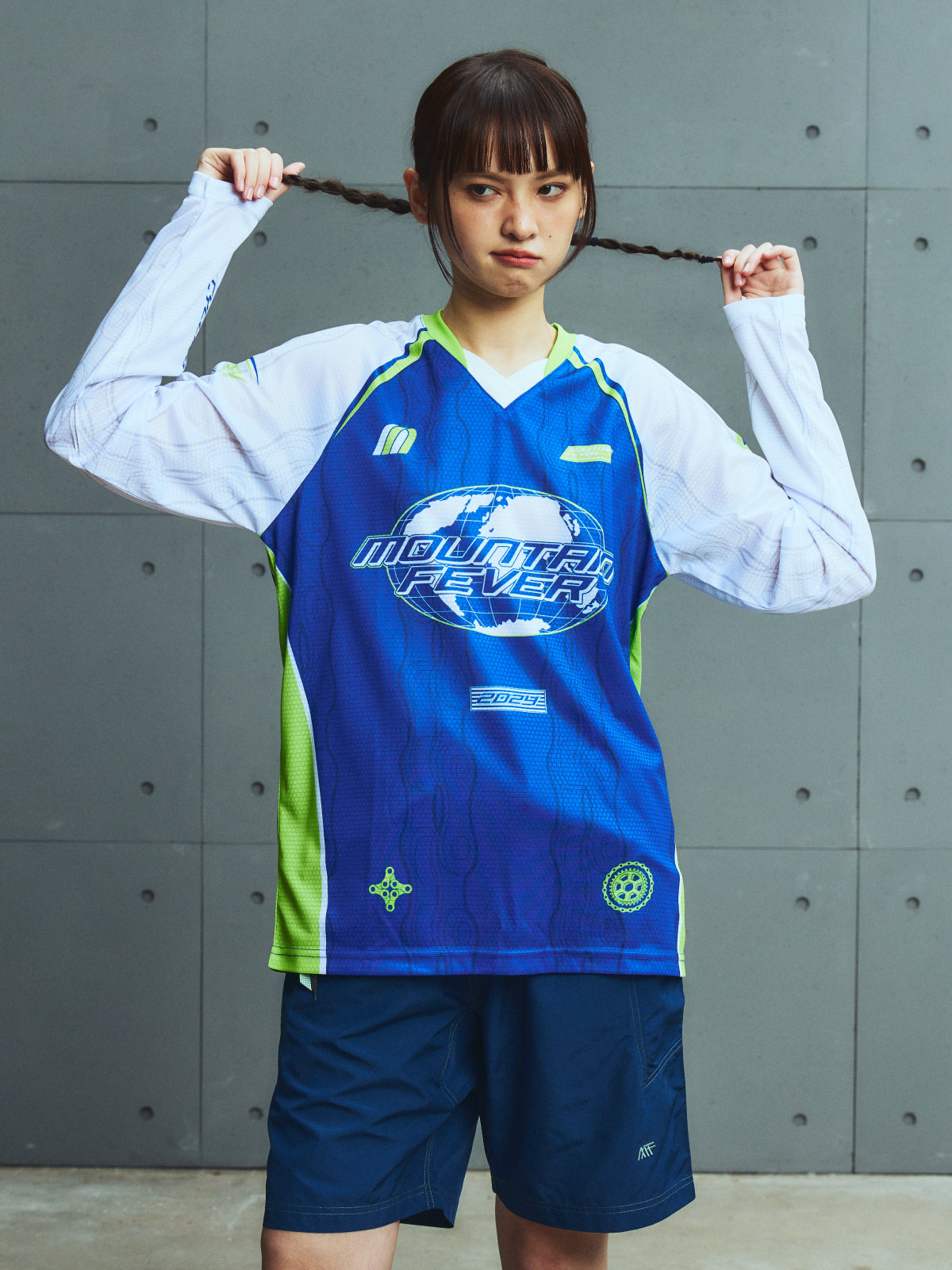 Chain Pattern Quick-Dry Cycling Jersey