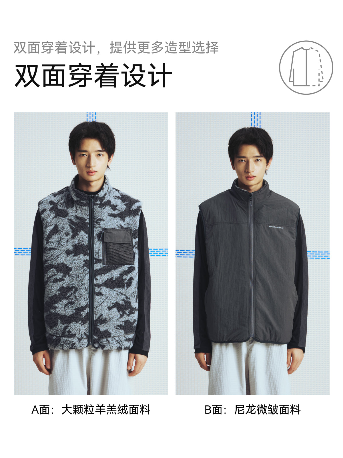 Reversible Sherpa Vest