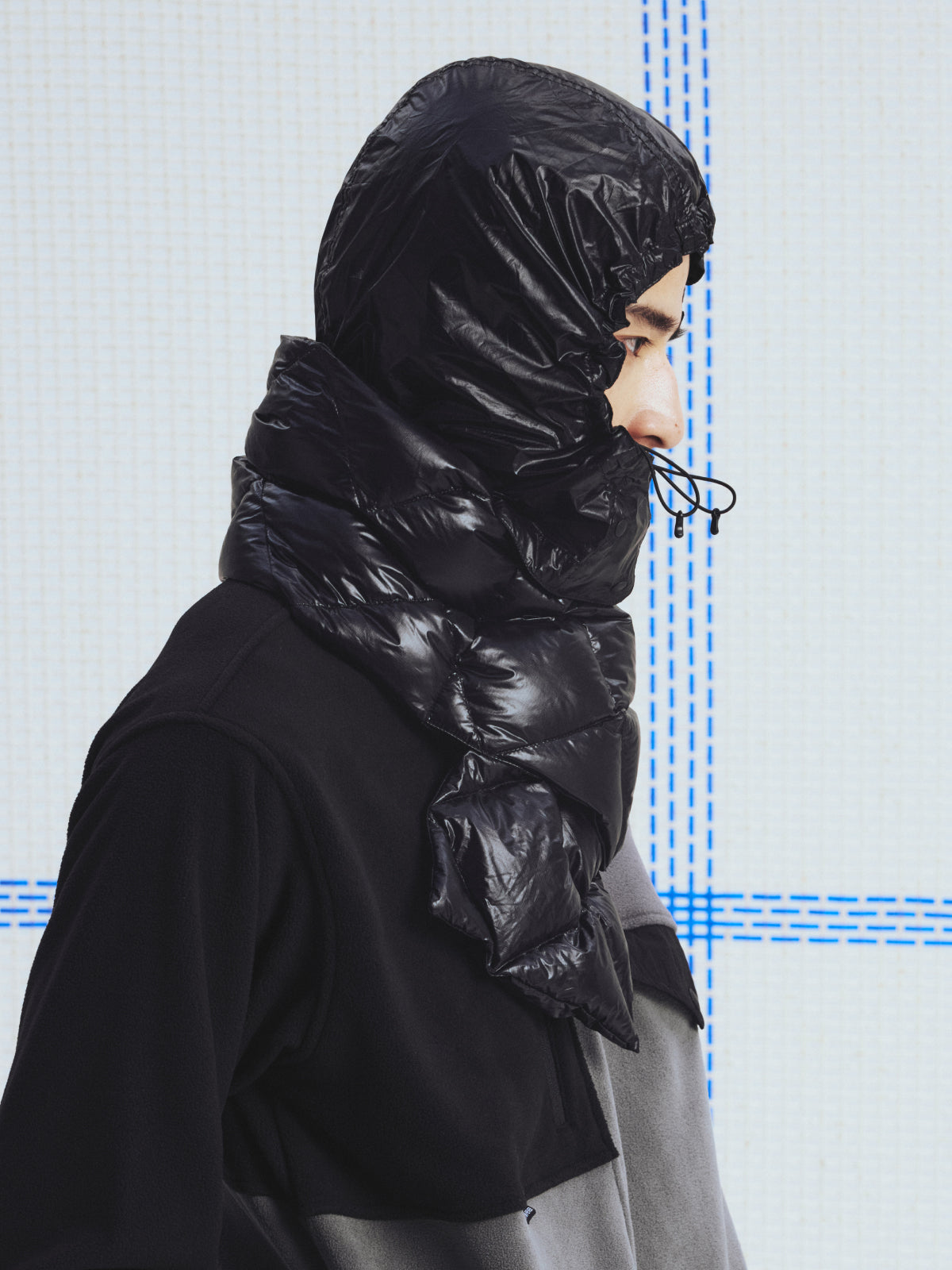 Detachable Hood Down Scarf