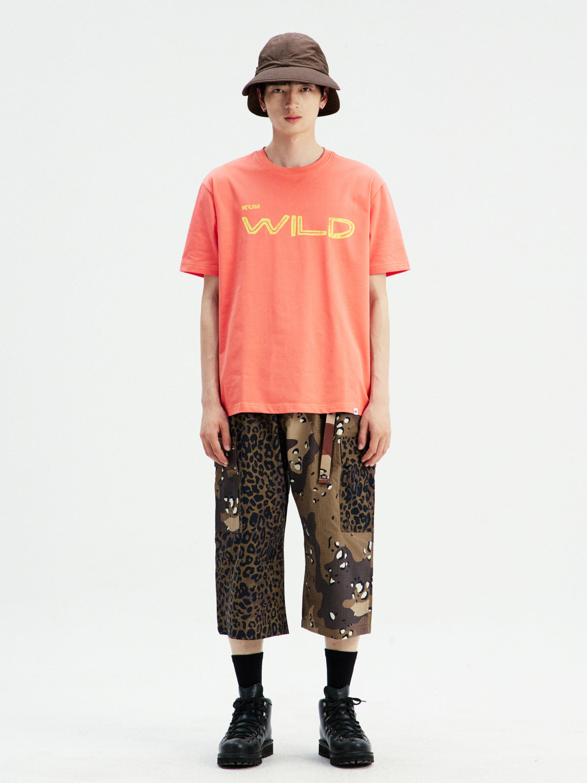RUN-WILD Contrast Stitch Tee
