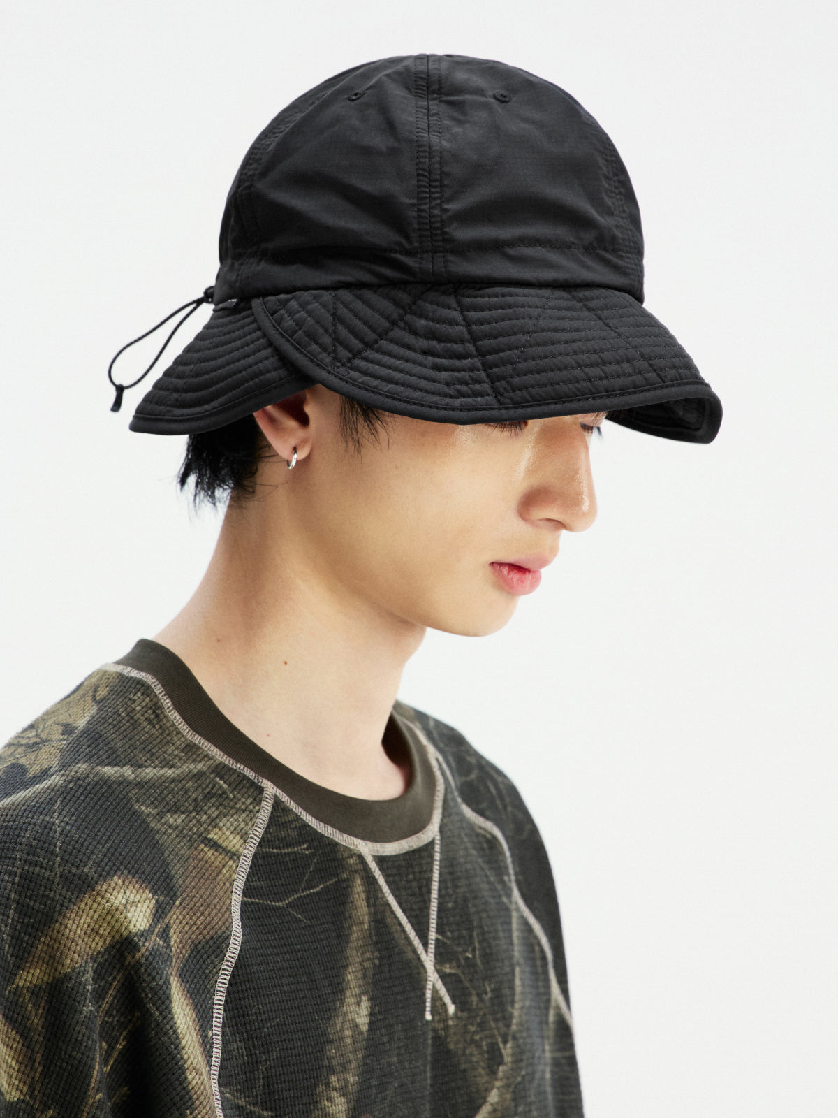Double Brim Bucket Hat