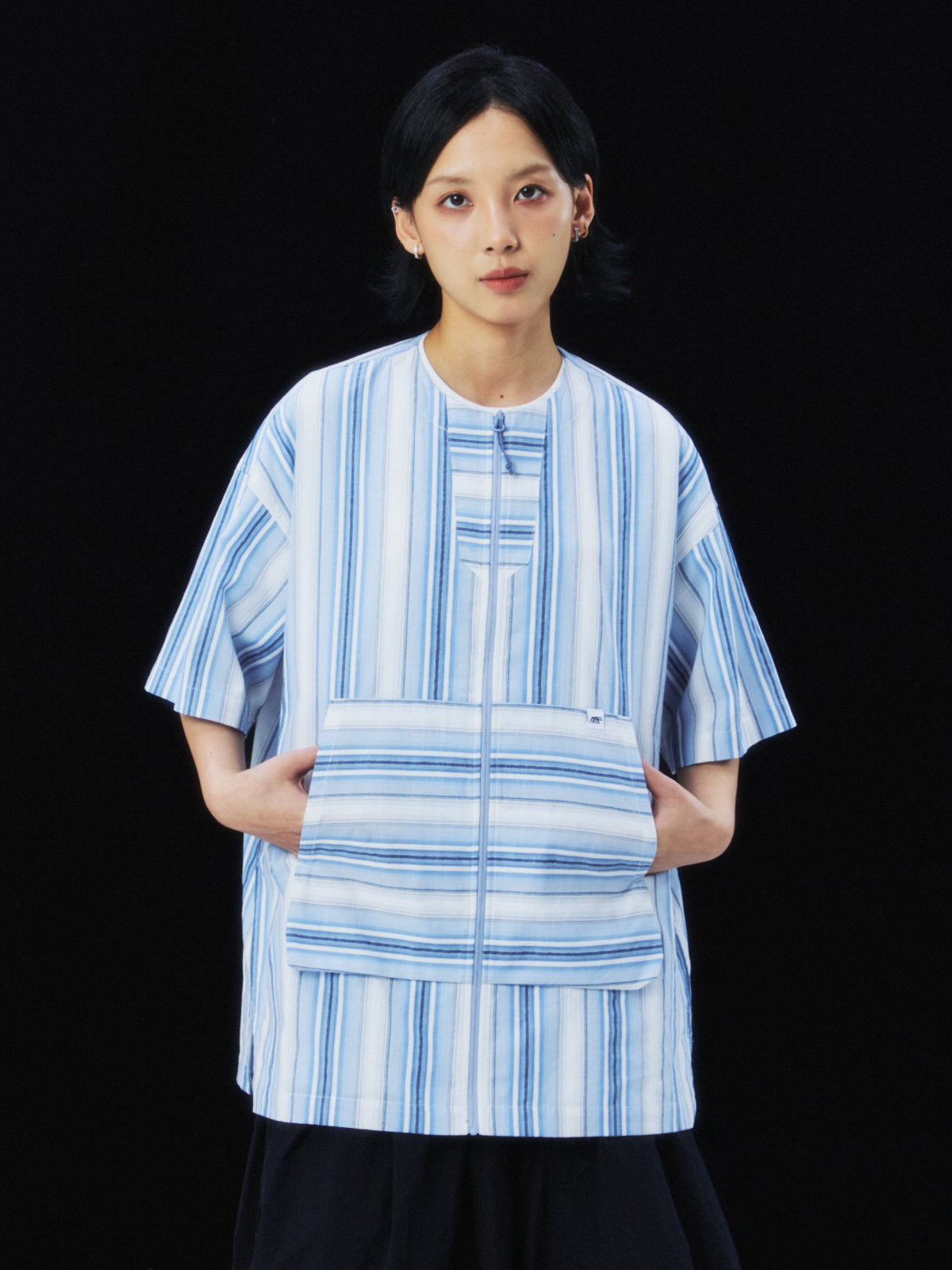 Striped BAJA Cardigan Shirt