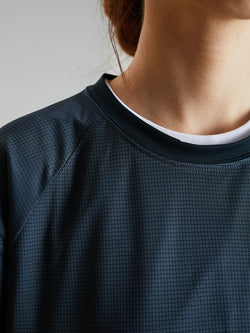 Asymmetric Quick-Dry Patchwork Cooling T-Shirt