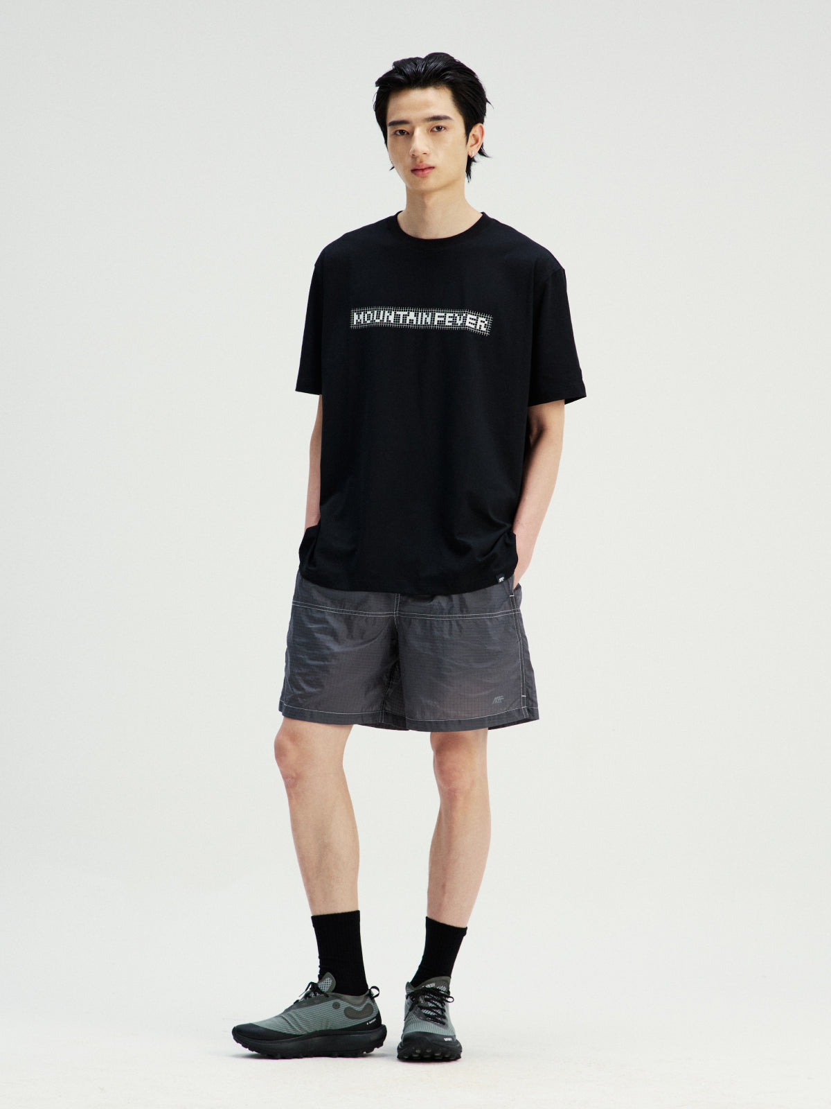 Sun Moon Flower Logo Short Sleeve Tee