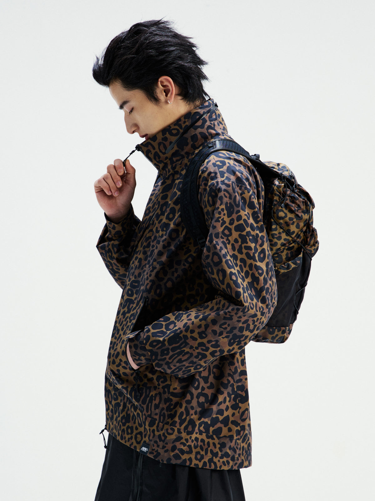Leopard All Over Print Waterproof Jacket