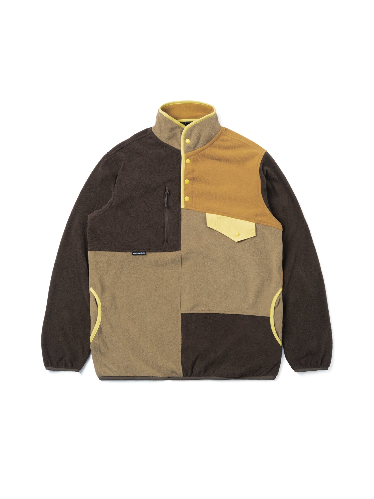 Color Block Fleece Pullover