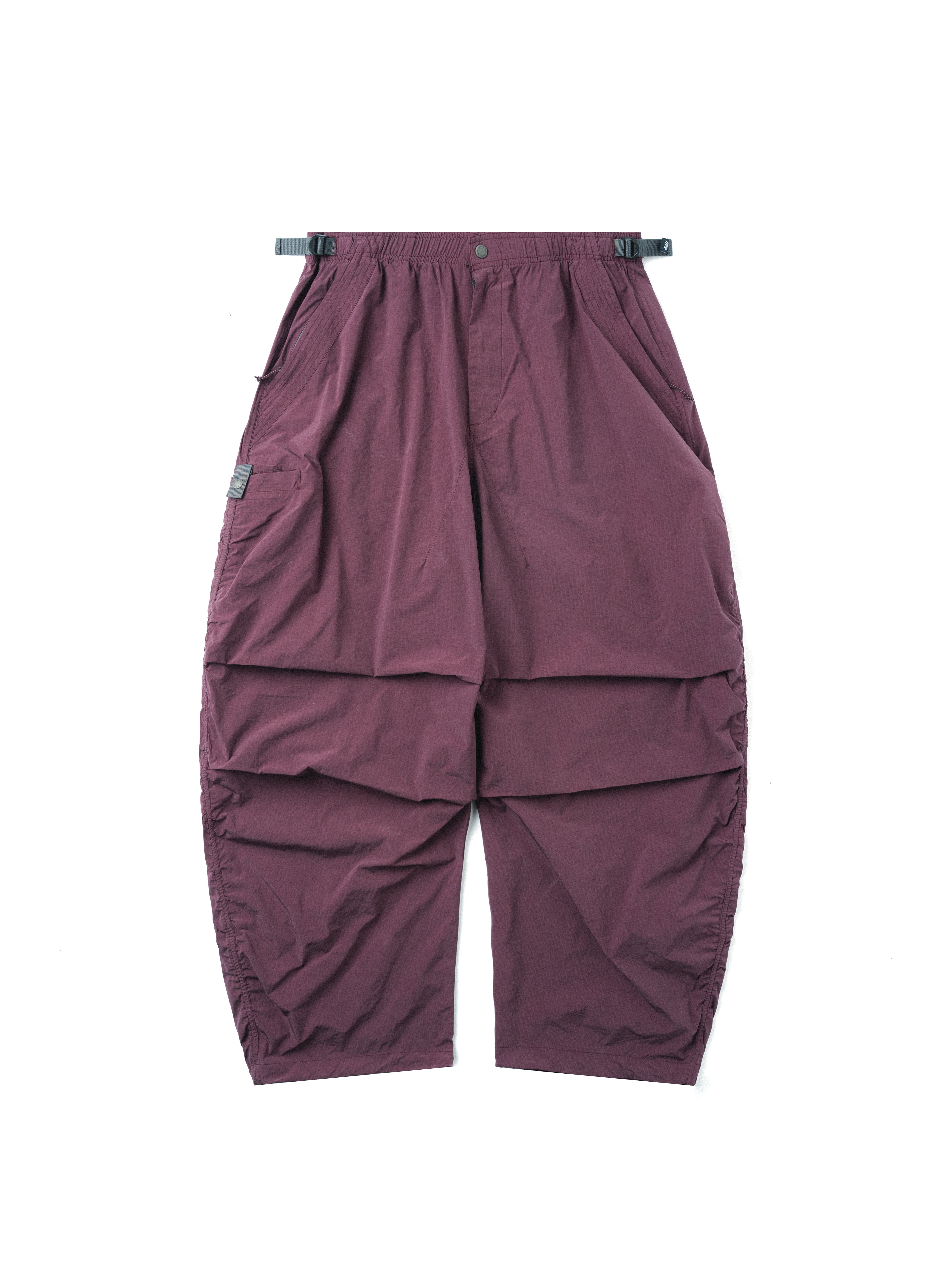 Belted Scimitar Silhouette Paratrooper Pants