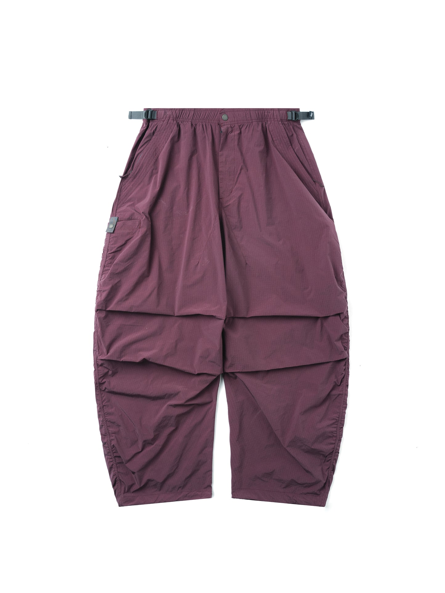 Belted Scimitar Silhouette Paratrooper Pants