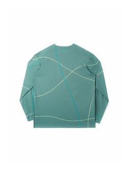 Vine Contrast Stitch Quick-Dry Long Sleeve Tee