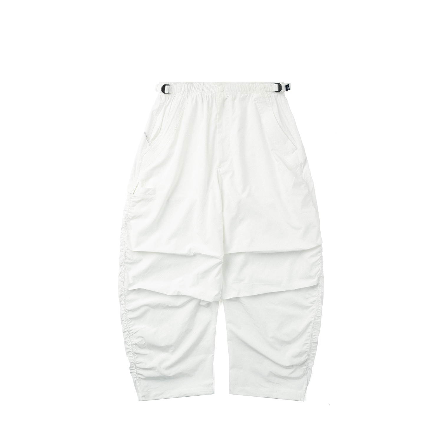 Belted Scimitar Silhouette Paratrooper Pants