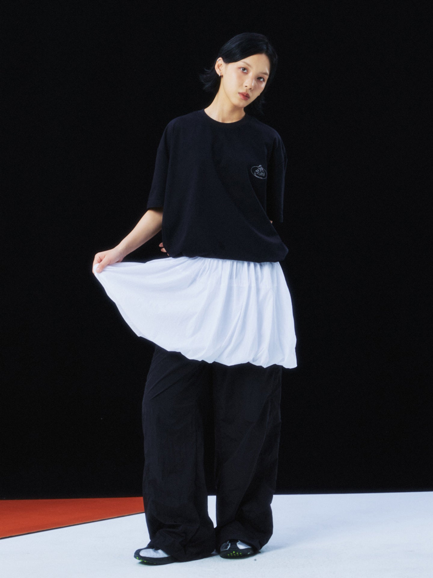 Mosaic Mountain Island Logo Cool-Tech Short Sleeve Tee