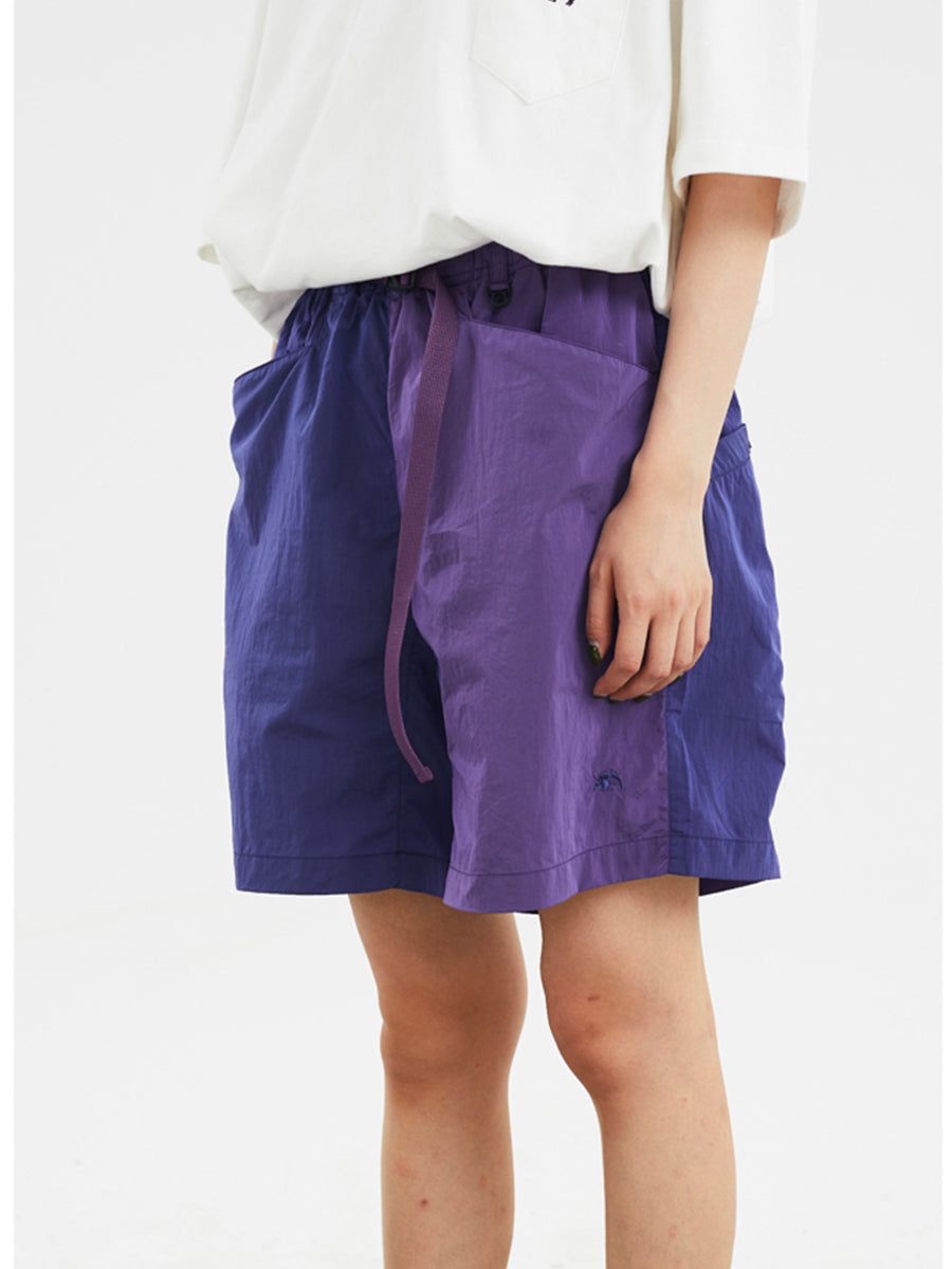 Metallic Nylon Shorts